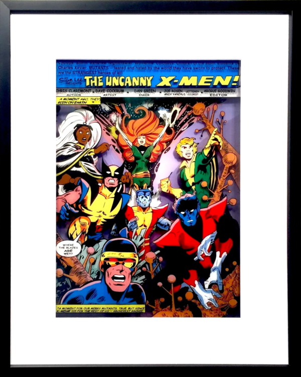 X-Men Splash Page Vol. 1, No. 107 x men splash page vol. 1, no. 107